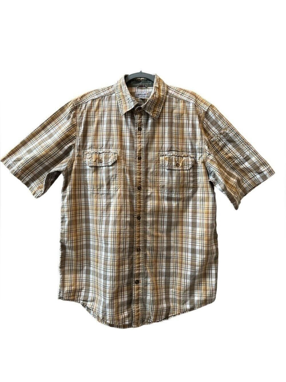 Carhartt Standish Plaid Short Sleeve Shirt relaxed fit 100390 722
